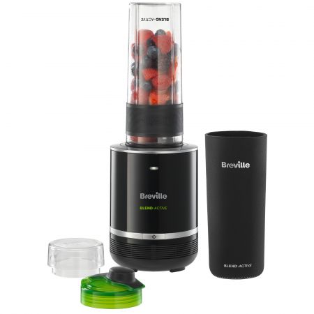 Blender Breville Active Pro, 300W, 0.5l, Recipient portabil, Negru