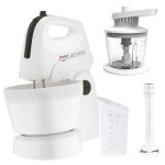 Mixer cu bol Tefal PowerMix HT617, 500 W, 3.3 l, 5 Viteze + Turbo, Alb